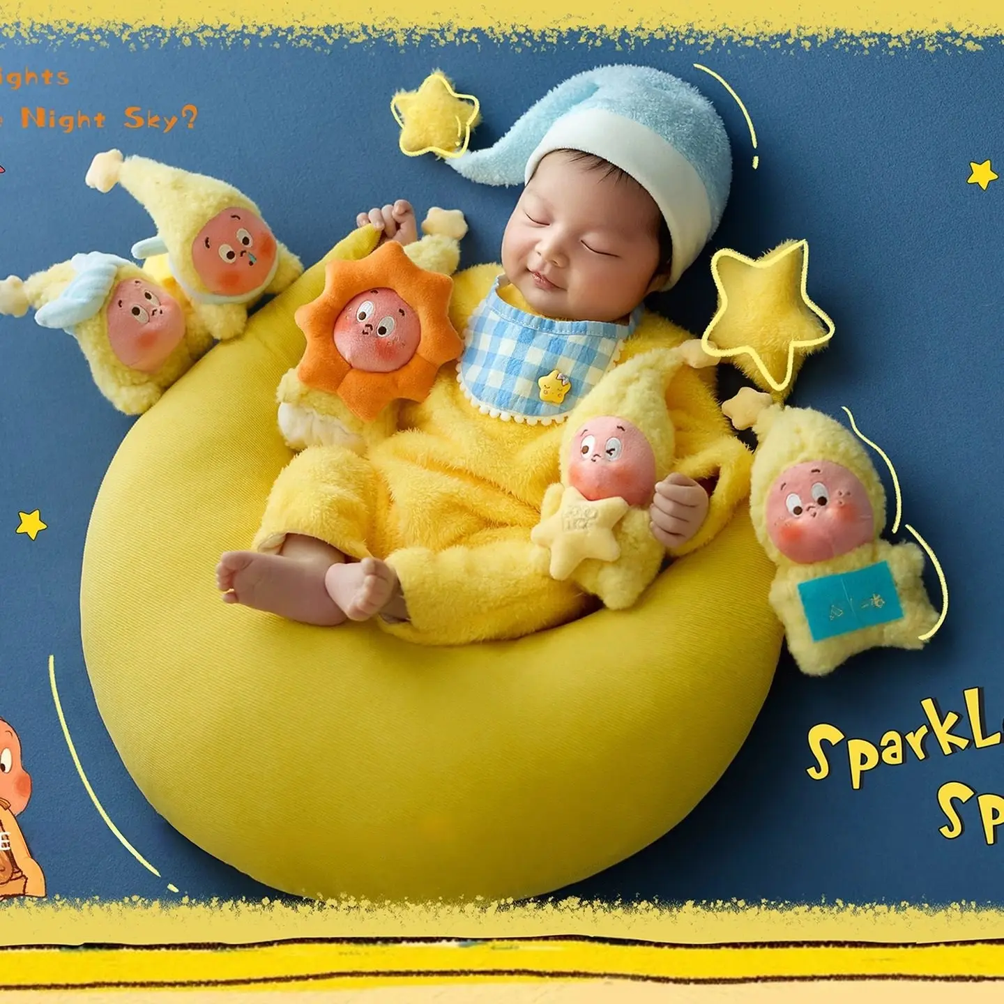 Twinkle Twinkle Star Theme Set - Newborn Photography Props Collection - Image 2